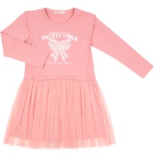 Плаття дитяче Breeze с фатиновой юбкой (20935-128G-peach)