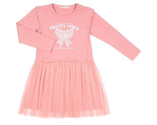 Плаття дитяче Breeze с фатиновой юбкой (20935-128G-peach)