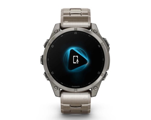 Смарт-годинник Garmin fenix 8 47mm, AMOLED, Saph, Ti/Bare/Graphite w/TiBand,Excl, GPS (010-02904-40)