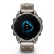 Смарт-годинник Garmin fenix 8 47mm, AMOLED, Saph, Ti/Bare/Graphite w/TiBand,Excl, GPS (010-02904-40)
