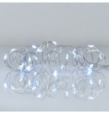 Гірлянда YES! Fun Нитка на мідному дроті 20 LED Холодно-біла 2 м Статична На батарейках (975021)