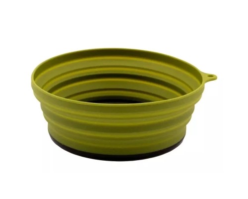 Миска туристична Tramp силіконова з пластиковим дном 550 мл Olive (UTRC-123-olive)