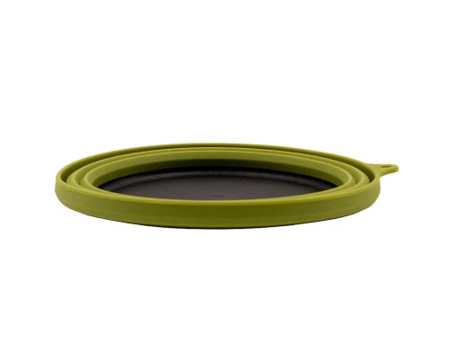Миска туристична Tramp силіконова з пластиковим дном 550 мл Olive (UTRC-123-olive)