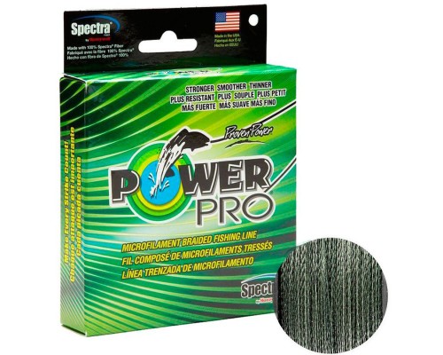 Шнур Power Pro Moss Green 275m 0.19mm 28.6lb/13.0kg (2266.74.63)