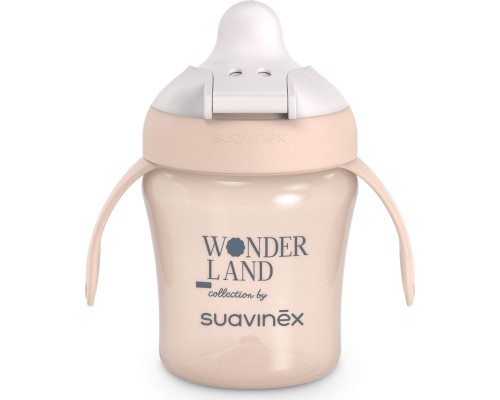 Поїльник-непроливайка Suavinex Wonderland чашка з носиком, 200 мл,+6 міс рожева (402788)
