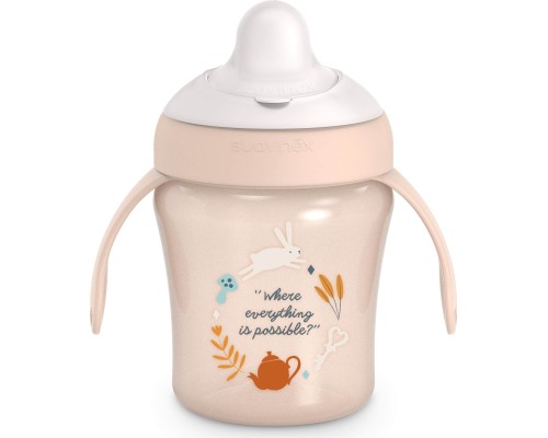 Поїльник-непроливайка Suavinex Wonderland чашка з носиком, 200 мл,+6 міс рожева (402788)