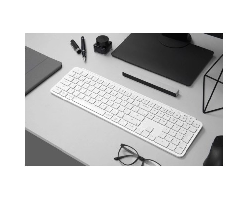 Клавіатура Keychron B6 Pro Wireless/Bluetooth/USB UA Ivory White (B6P-K8-UA)