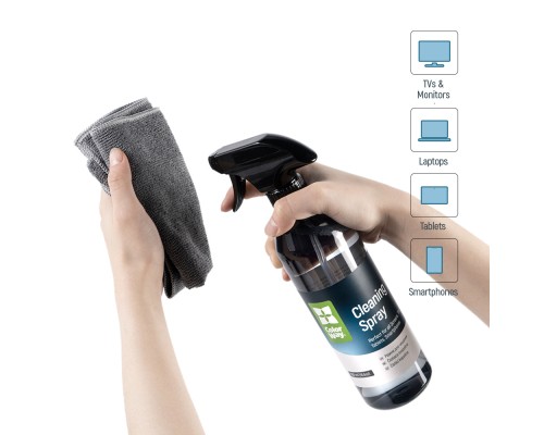 Спрей для очищення ColorWay Cleaning Kit, Large, OLED/LED/LCD/TFT, 550ml, microfibre*2 (CW-5500)