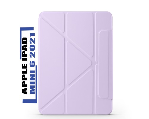 Чохол до планшета BeCover Ultra Slim Origami Magnetic Apple iPad Mini 6 2021 Purple (712946)