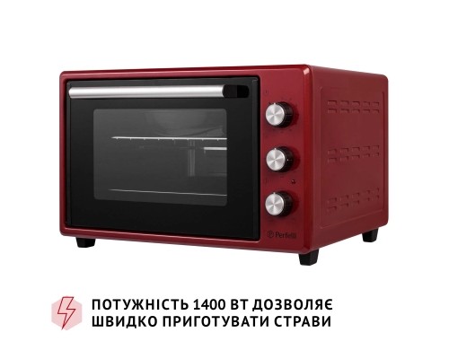 Електропіч Perfelli MIRAGE 37 RED