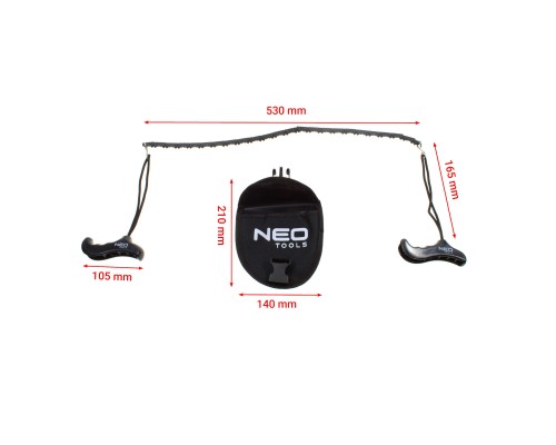 Ланцюгова пила Neo Tools ручна 53см (63-158)