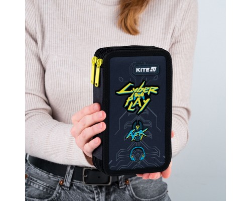 Пенал Kite 623 Cyber, 2 відділення (K25-623-4)