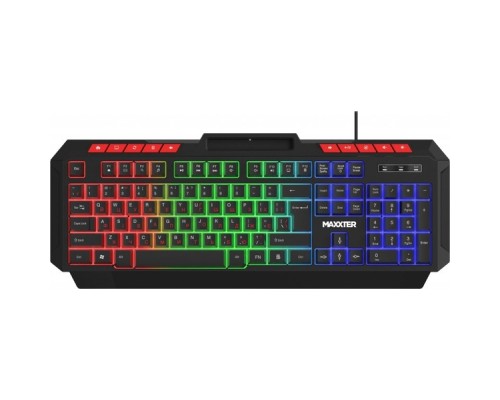 Клавіатура Maxxter KBG-UML-02B-UA USB UA Black (KBG-UML-02B-UA)