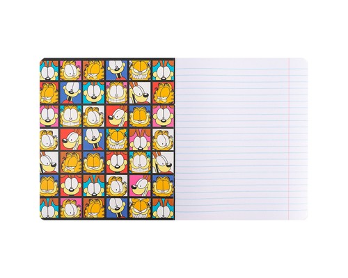 Зошит Kite Garfield, 18 аркушів, лінія (GF24-237)