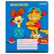 Зошит Kite Garfield, 18 аркушів, лінія (GF24-237)
