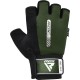 Рукавички для фітнесу RDX W1 Half Army Green Plus M (WGA-W1HA-M+)