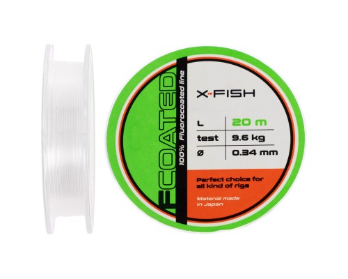 Флюорокарбон X-Fish FCoated 20m 0.34mm 9.6kg (1917.01.49)