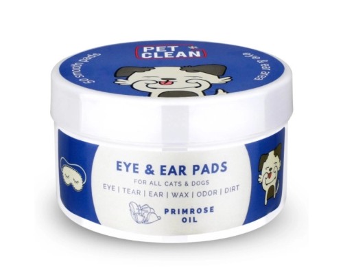 Вологі серветки для тварин Pet Clean PET EYE/EAR WIPES для гігієни очей та вух 50 шт (8939111099202)