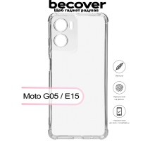 Чохол до мобільного телефона BeCover Anti-Shock Motorola Moto G05 / E15 Clear (713470)