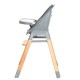 Стілець для годування Espiro SENSE 27 WHITE GRAY (5906724203381)