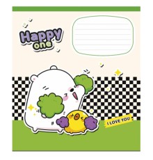Зошит Школярик Happy one 18 аркушів клітинка (018-3532K)