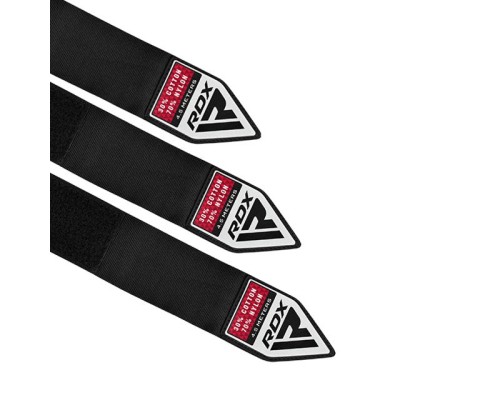 Бинт для спорту RDX RB Hand Wraps Combine 3 пари Black 4.5м (HWC-BBB+)