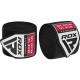 Бинт для спорту RDX RB Hand Wraps Combine 3 пари Black 4.5м (HWC-BBB+)