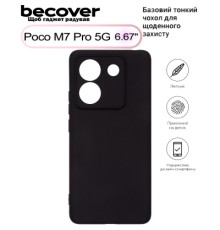 Чохол до мобільного телефона BeCover Poco M7 Pro 5G Black (713654)