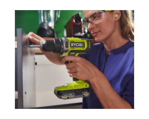 Шуруповерт Ryobi ONE+ RDD18-2C415S 18V, 1х4Ah, 1х1.5Ah, 52Нм, 450/1750об/хв 1.3кг сумка (5133005612)