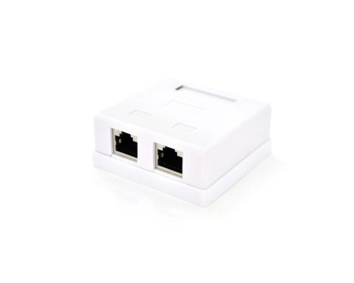 Комп'ютерна розетка RJ45x2 FTP, 8P8C, cat.5 Ritar (StR-FTP/8P8CRJ45-2 / 01994)