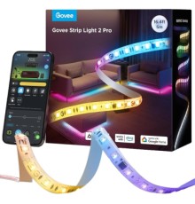 Світлодіодна стрічка Govee H61F5 2 Pro, 5.0m, RGBWWIC, WI-FI/Bluetooth, white (H61F53D1)