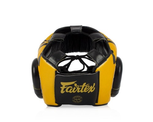 Боксерський шолом Fairtex HG16 Gold XL (HG16_XL_Gold)