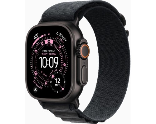 Смарт-годинник Apple Watch Ultra 3 GPS + Cellular 49mm Black Titanium Case with Black Alpine Loop - Small (MF0Q4QP/A)