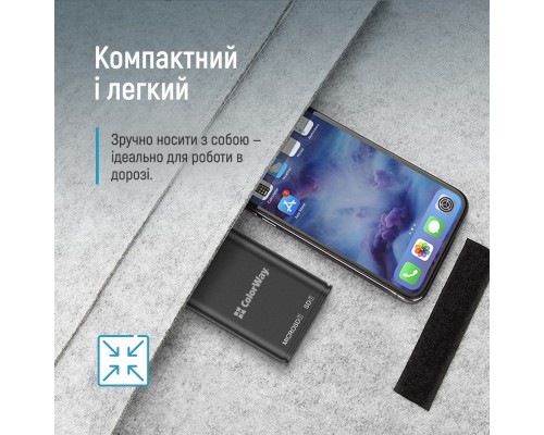 Зчитувач флеш-карт ColorWay USB-C to USB 3.0/SD/MicroSD (CW-CR-02)
