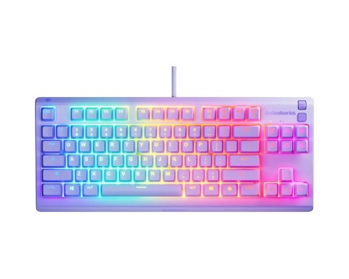 Клавіатура SteelSeries Apex 3 TKL USB UA Lavender (64940)