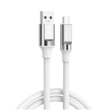 Дата кабель USB 2.0 AM to USB-C 1.0m 6A silicone white XO (NB251_C_White)