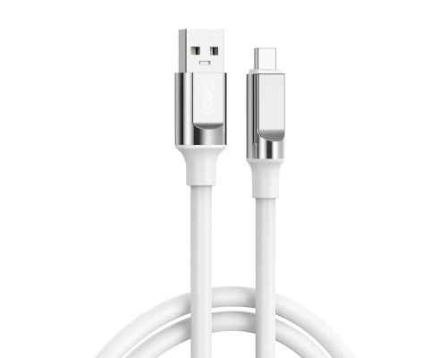 Дата кабель USB 2.0 AM to USB-C 1.0m 6A silicone white XO (NB251_C_White)