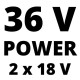 Тример садовий Einhell GE-CT 36/30 Li E - Solo PXC 36V, 30см, 9000об/хв, 3.1кг (без АКБ та ЗП) (3411300)