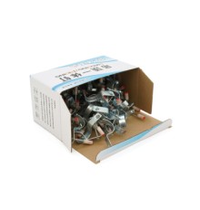 Цвяхи Voltronic монтажні піроксилінові 7,3х43мм, затискач для труб Ø35мм, 70 шт (YT-PMNMini32)