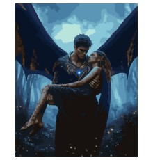 Картина по номерам Santi Шипи та троянди Порятунок 40х50 с (955060)