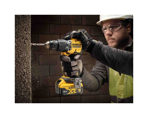 Шуруповерт DeWALT XR Li-Ion 18V 2x5Ah, 74 Нм, 0-450/0-1650 об/хв, 1.17 кг, TSTAK (DCD799P2T)