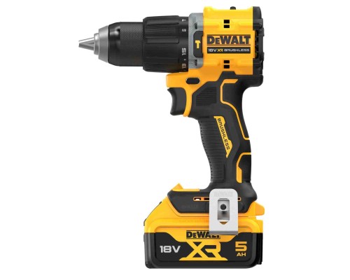 Шуруповерт DeWALT XR Li-Ion 18V 2x5Ah, 74 Нм, 0-450/0-1650 об/хв, 1.17 кг, TSTAK (DCD799P2T)