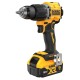 Шуруповерт DeWALT XR Li-Ion 18V 2x5Ah, 74 Нм, 0-450/0-1650 об/хв, 1.17 кг, TSTAK (DCD799P2T)