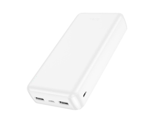Батарея універсальна HOCO 20000mAh, USB+Type-C, 2A, White (J100A / 44572)