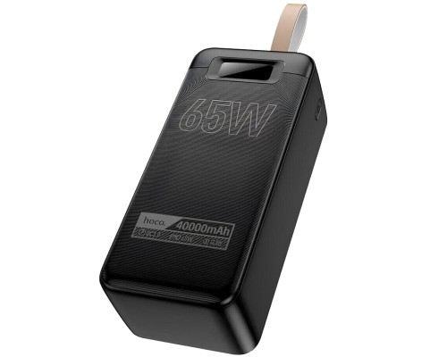 Батарея універсальна HOCO 40000mAh Aquila PD/3.0/65W QC/3.0 Black (DB82 / 714726)