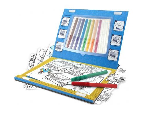 Набір для творчості Melissa&Doug Раскраска, наклейка, трафарет (MD5240) Набір для творчості Melissa&Doug Раскраска, наклейка, трафарет (MD5240)