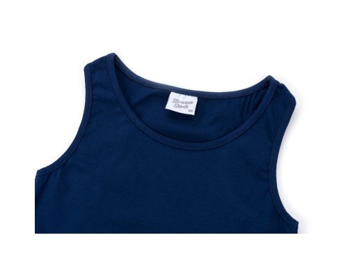 Плаття дитяче Breeze з серцем в комплекті з топом (9051-128G-blue-peach)