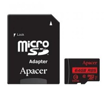 Карта пам'яті Apacer 64GB microSDXC class 10 UHS-I U1 (AP64GMCSX10U5-R) 