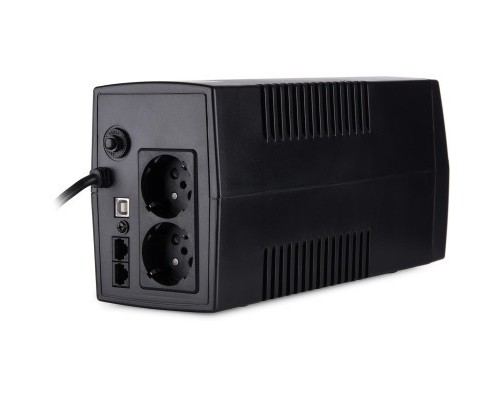 Пристрій безперебійного живлення Vinga LCD 600VA plastic case with USB (VPC-600PU)