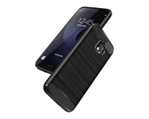 Чохол до мобільного телефона Laudtec для Samsung J2 2018/J250 Carbon Fiber (Black) (LT-J250F)